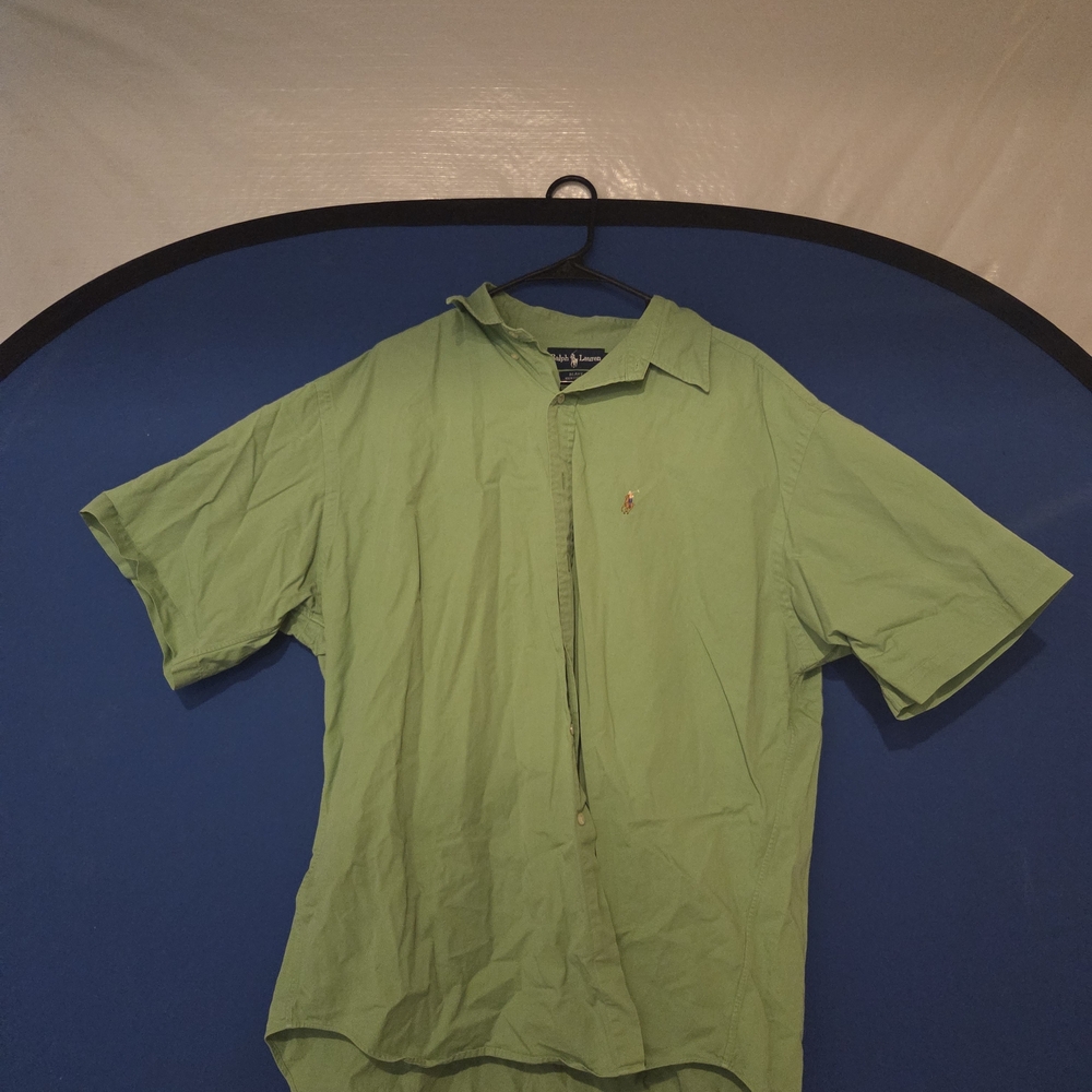 Ralph Lauren Light Green Casual Button Down Shirt